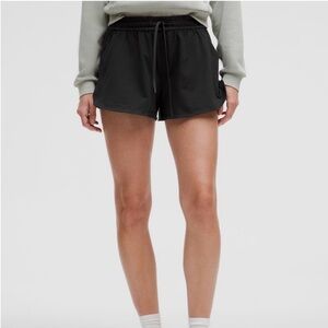 Lululemon Inner Glow Black Women's Athletic Shorts 3 inch Size 2 New with Tags